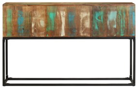 vidaXL Τραπέζι Κονσόλα 120 x 30 x 75 εκ. από Μασίφ Ανακυκλωμένο Ξύλο