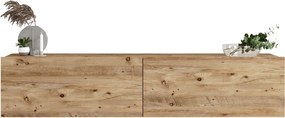 Έπιπλο τηλεόρασης Berkshire πεύκο μοριοσανίδα 140x31x29εκ