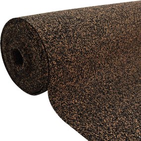 vidaXL Ρολό Φελλού Καφέ 100 x 1000 cm Φελλός και Καουτσούκ
