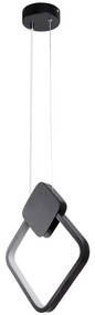 Φωτιστικό Οροφής Mary 61082 Led 12W 20x2,3x28,5cm Black GloboStar Αλουμίνιο