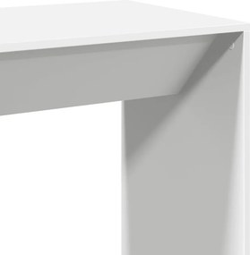 vidaXL Τραπέζι Μπαρ Λευκό 102x50x103,5εκ. Επεξεργ. Ξύλο