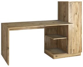 Γραφείο μελαμίνης Dolcedo Megapap χρώμα atlantic pine 148x45x120εκ.