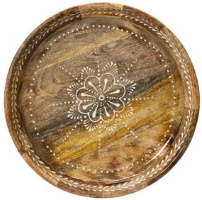 Beauty Home Δίσκος Ξύλο μάνγκο 20 x 5 cm