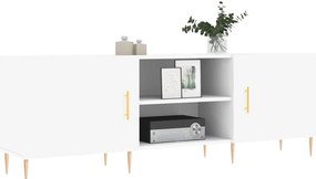vidaXL Έπιπλο Τηλεόρασης Λευκό 150x30x50 εκ. από Επεξεργασμένο Ξύλο