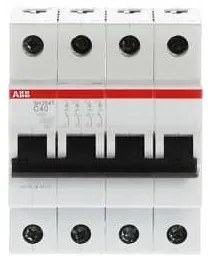 Αυτόματη Ασφάλεια SH204T-C40 Γκρι 40A Καμπύλη C 3kA SH200T 70377 ABB 70377