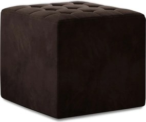 Πουφ Cristophe-Kafe Skouro - 40.00Χ40.00Χ41.00cm