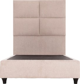 ΚΡΕΒΑΤΙ ΜΟΝΟ MILO HM652.32 ΜΠΕΖ TEDDY ΥΦΑΣΜΑ ΓΙΑ ΣΤΡΩΜΑ 90x200εκ