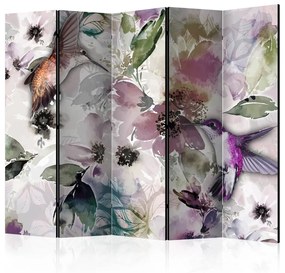 Διαχωριστικό με 5 τμήματα - Nature in Watercolor II [Room Dividers] 225x172