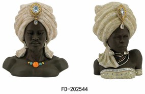 Διακοσμητική Φιγούρα DKD Home Decor x2 (Ανακαινισμenα A)