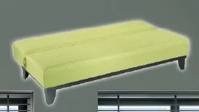 Καναπές - κρεβάτι  πτυσσόμενο-Ανθρακί