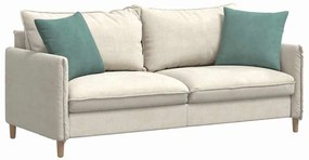 vidaXL Μαξιλάρι Καναπέ 2 pcs Θαλασσί 45 x 45 cm Υφασμάτινο Κορντουρά
