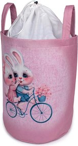 Καλάθι Αποθήκευσης (Φ50x45) Dimcol Best Friends 34 Ροζ