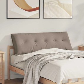 vidaXL Μαξιλάρι Πλάτης Taupe 140 x 50 cm Ύφασμα Μικροΐνας