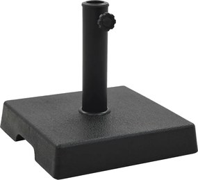 vidaXL Βάση Ομπρέλας Τετράγωνη Μαύρη 8 κ. από Συνθετική Ρητίνη