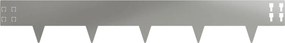 vidaXL Περίγραμμα γκαζόν 30 τμχ. 100 x 15 cm Γαλβανισμένος Χάλυβας