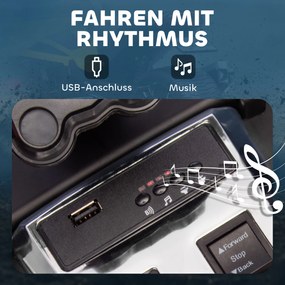 AIYAPLAY Ηλεκτρικό Παιδικό Όχημα, Σχέδιο Αντίστροφου Τρίκυκλου, Λειτουργία Μπαταρίας, MP3 Player, Κόρνα, 2 Ταχύτητες, Φώτα LED, 3-8 Ετών, Κίτρινο