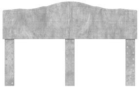 vidaXL Κεφαλάρι με κεφαλάρι Σκυρόδεμα Γκρι 160 cm Επεξεργασμένο ξύλο