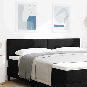 vidaXL Κεφαλάρι με κεφαλάρι Μαύρο 180 cm ύφασμα