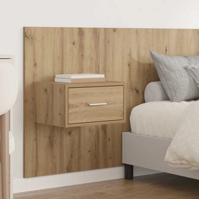 vidaXL Κεφαλή κρεβατιού με κομοδίνο 3 pcs Artisan Oak