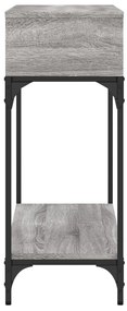 Τραπέζι Κονσόλα Γκρι Sonoma 100x30,5x75 εκ. Επεξεργασμένο Ξύλο - Γκρι
