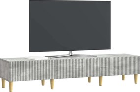 VidaXL Ντουλάπι TV με συρτάρι Γκρι Σκυροδέματος 147 x 34,5 x 30 εκ