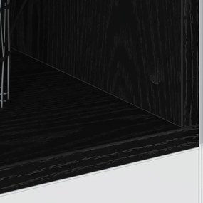 vidaXL Βάση Ντουλάπας Κουζίνας Μαύρη δρυς 40 x 44,5 x 81,5 εκ.