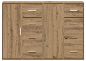 vidaXL Παραδοσιακά Πλευρικά Έπιπλα 2 pcs artisan δρυς 60 x 31 x 84 εκ.
