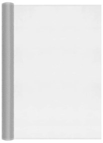 vidaXL Πλέγμα / Σήτα Ασημί 80 x 500 εκ. Αλουμινίου