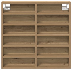 vidaXL Βιτρίνα Καμπίνα από Ξύλο Δρυός 60x8,5x58 εκ. Συνθετικό Ξύλο
