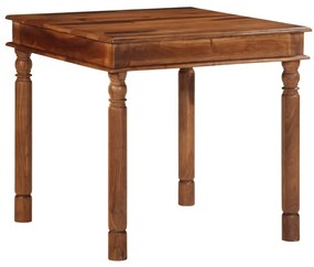 Τραπεζαρία 80x80x77 εκ. από Μασίφ Ξύλο Ακακίας