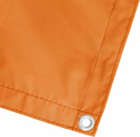 vidaXL Οθόνη Μπαλκονιού Πορτοκαλί 100 x 400 cm Ύφασμα Όξφορντ