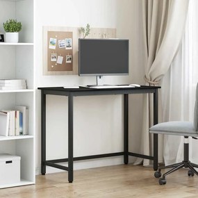 vidaXL τραπέζι Μαύρη Οξυά 80 x 50 x 76,5 εκ