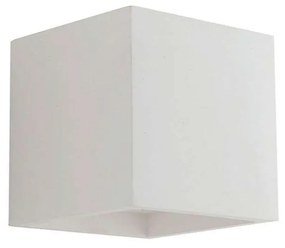Φωτιστικό Τοίχου - Απλίκα Rubik I-RUBIK-AP 1xG9 25W 11,5x11,5x11,5cm White Intec Γύψος