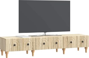 vidaXL Ντουλάπι TV Sonoma Δρυς 147 x 34,5 x 30 εκ Επεξεργασμένο Ξύλο