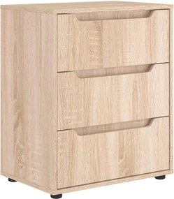vidaXL Sideboard VISNES Δρυς Sonoma 60x40x73 cm Ξύλο μηχανής