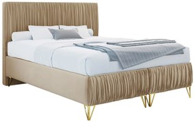 Επενδυμένο κρεβάτι Mars-Ekrou-160 x 200