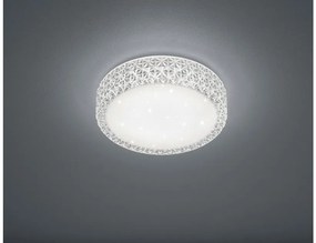 Πλαφονιέρα Φωτιστικό Οροφής LED 24W Λευκό Εφέ Pegasus R62421100 Trio Lighting-R62421100-Λευκό R62421100