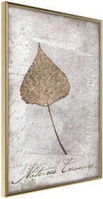 Αφίσα - Dried Leaf - 20x30 - Χρυσό - Χωρίς πασπαρτού