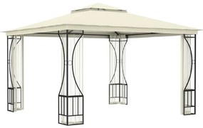 vidaXL Κιόσκι με Δίχτυα Κρεμ 300 x 300 x 265 εκ.