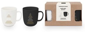 Κούπα Pure Christmas (Σετ 2Τμχ) 362502507 400ml Black-White Paperproducts Design