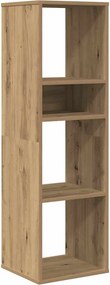 vidaXL Βιβλιοθήκη Artisan Δρυς 34x31x112 εκ. Επεξεργασμένο Ξύλο