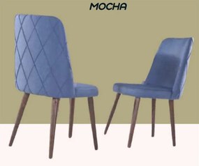 Καρέκλα Mocha  με ξύλινο σκελετό  51x61x90cm