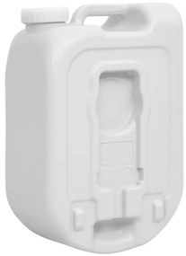 vidaXL Δεξαμενή Νερού Φορητή με Προσαρμογέα Γκρι 24 Λίτρα