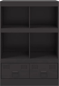 vidaXL Ντουλάπι Μαύρο 67x39x95 εκ. από Ατσάλι