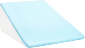 vidaXL Μαξιλάρι Ποδιών 60 x 50 x 30 εκ. Μαλακό Αφρός Μνήμης Λευκό