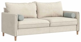 vidaXL Μαξιλάρια Στήριγμα 2 pcs Ανοιχτό γκρι Ø 15 x 40 εκ