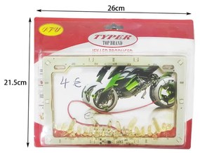 LED πλάισιο πινακίδας μηχανής - LED Motorcycle license plate frame