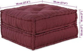 vidaXL Μονάδα Μοντέρνου Καναπέ 4 pcs Καφετί Ύφασμα