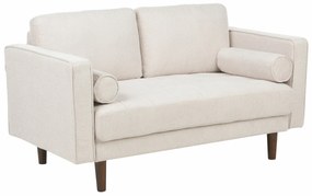 Καναπές Berwyn 1733, Beige, 140x74x78cm, Πόδια: Ξύλο,Καουτσούκ, Ευκάλυπτος