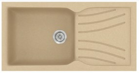 Sanitec Classic 324 Granite Cappucino Νεροχύτης 55cm